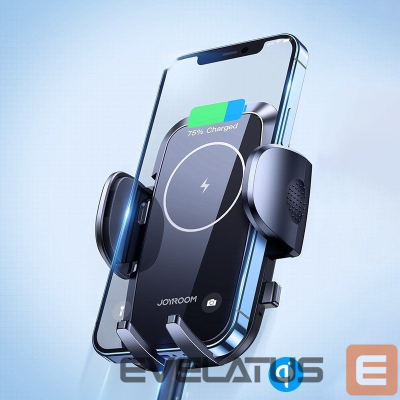 Авто зарядка Joyroom Joyroom car air vent holder Qi wireless charger 15W black (JR-ZS241)
