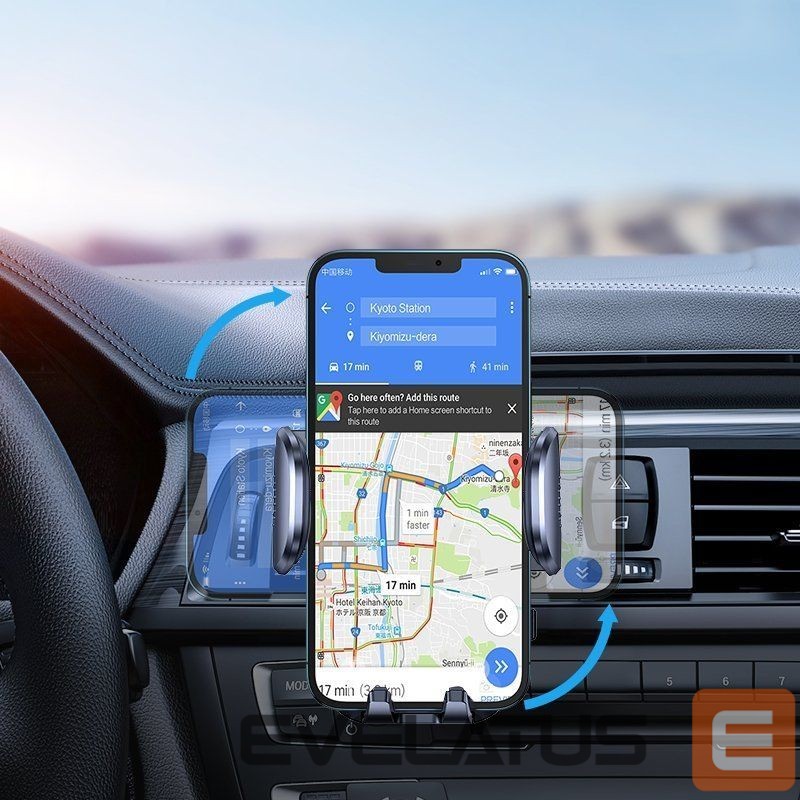 Авто зарядка Joyroom Joyroom car air vent holder Qi wireless charger 15W black (JR-ZS241)
