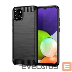 Чехол на заднюю панель Hurtel  Carbon Case Flexible Cover Case for Samsung A03S EU (166.5) black 