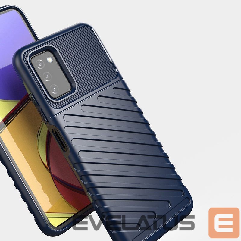 Чехол на заднюю панель Hurtel Thunder Case Flexible Tough Rugged Cover TPU Case for Samsung Galaxy A03s black