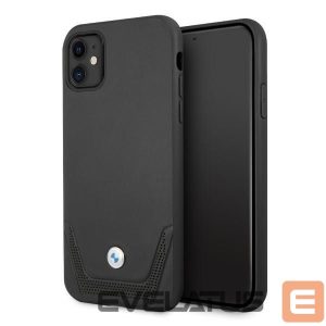 Чехол на заднюю панель BMW  BMW Leather Perforate Case for iPhone 11 / Xr - Black 