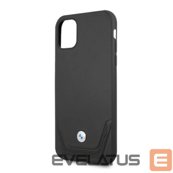 Чехол на заднюю панель BMW BMW Leather Perforate Case for iPhone 11 / Xr - Black