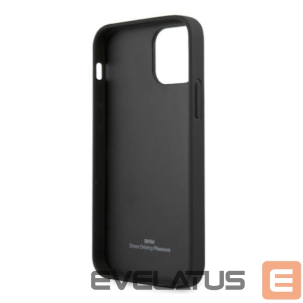 Чехол на заднюю панель BMW BMW Leather Perforate Case for iPhone 12 / iPhone 12 Pro - Black