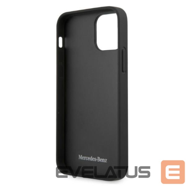 Чехол на заднюю панель Mercedes-Benz Mercedes Leather Perforated Area Case for iPhone 12 Pro Max - Black
