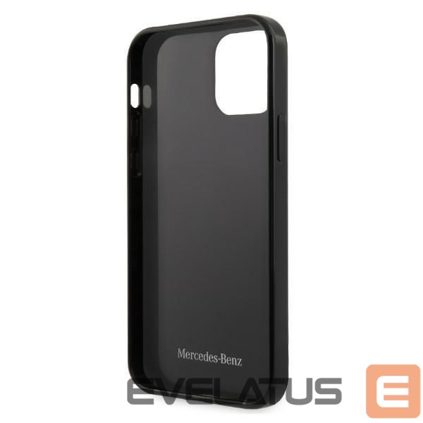 Чехол на заднюю панель Mercedes-Benz Mercedes Silver Stars Pattern Case for iPhone 12 Pro Max - Black