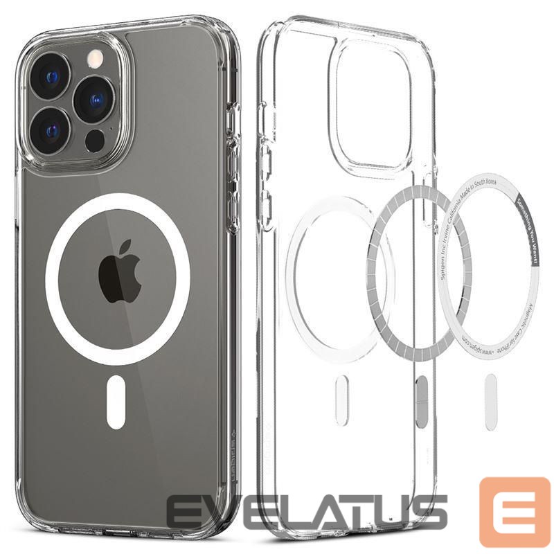 Чехол на заднюю панель Spigen Transparent || White