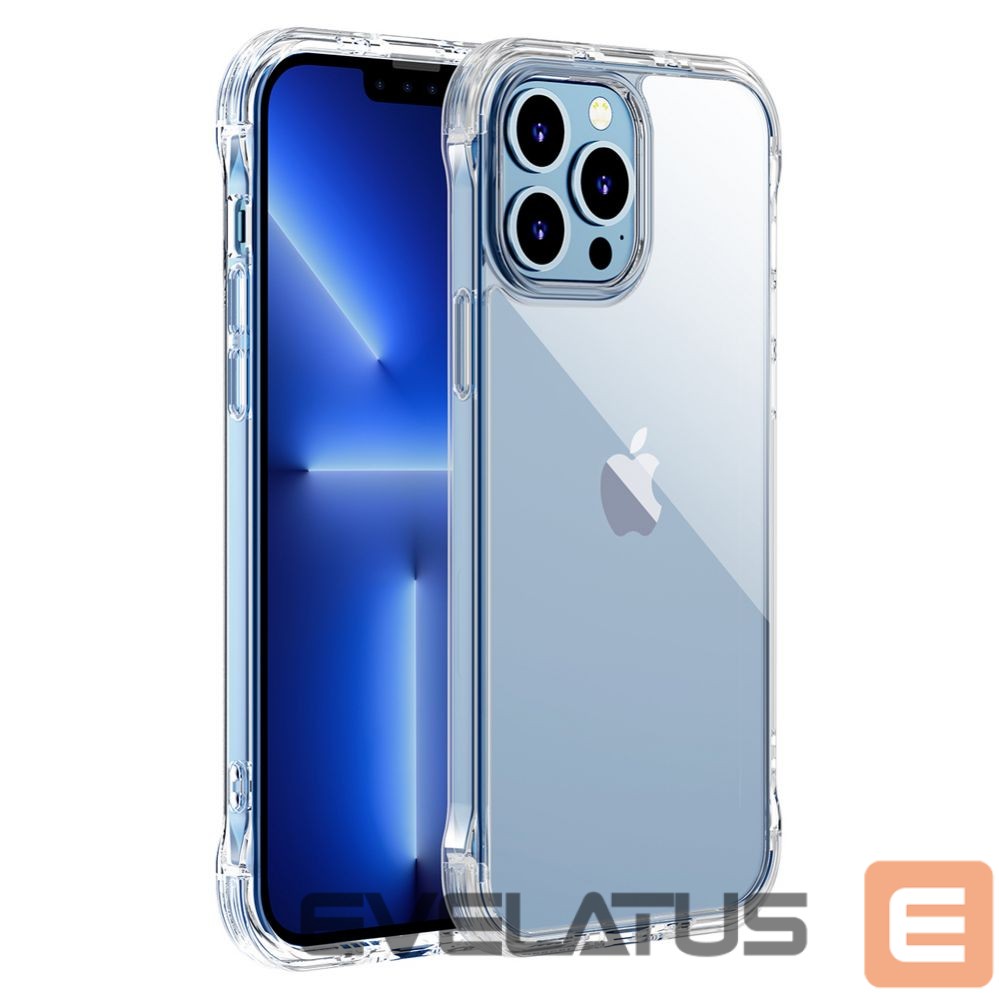 Чехол на заднюю панель Joyroom - Joyroom Defender Series case for iPhone 13 rugged housing with hooks kickstand transparent (JR-BP954)