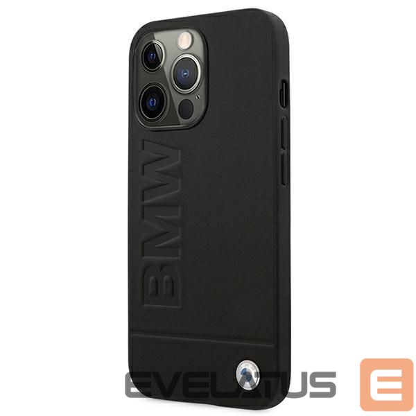 Чехол на заднюю панель BMW BMW Signature Logo Imprint Case for iPhone 13 Pro Max - Black