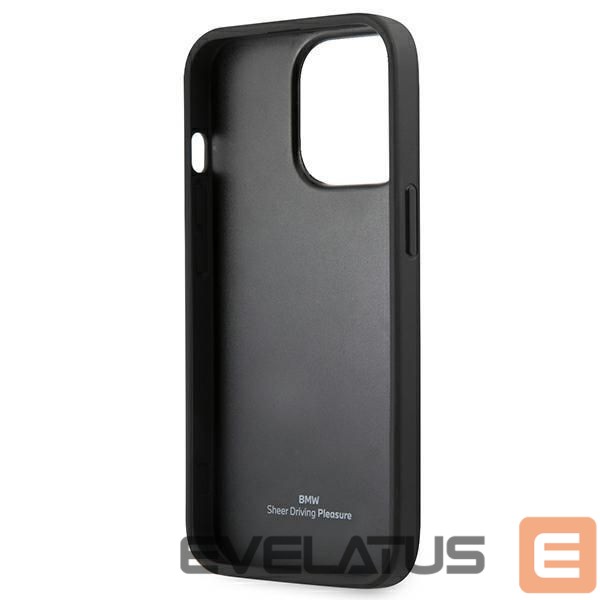 Чехол на заднюю панель BMW BMW Signature Logo Imprint Case for iPhone 13 Pro Max - Black