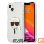 Чехол на заднюю панель Karl Lagerfeld  Karl Lagerfeld KLHCP13SKHTUGLS iPhone 13 mini 5,4" srebrny/silver hardcase Glitter Karl`s Head 