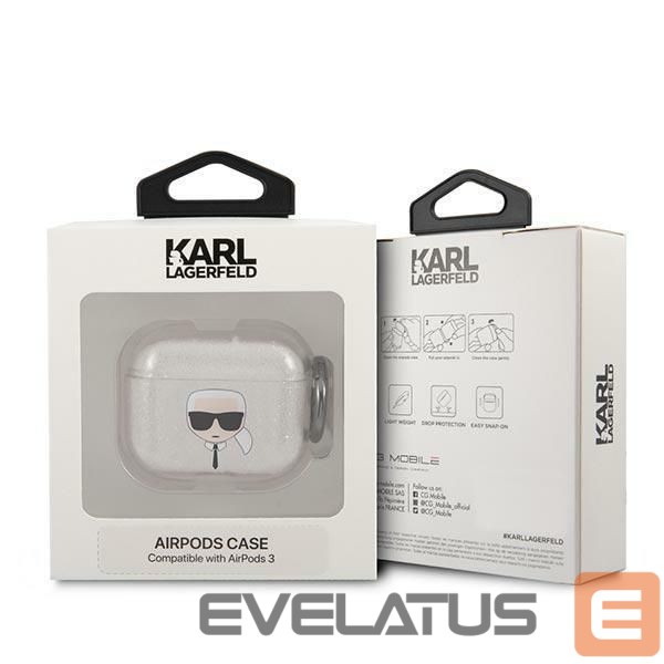 Чехол на заднюю панель Karl Lagerfeld Silver