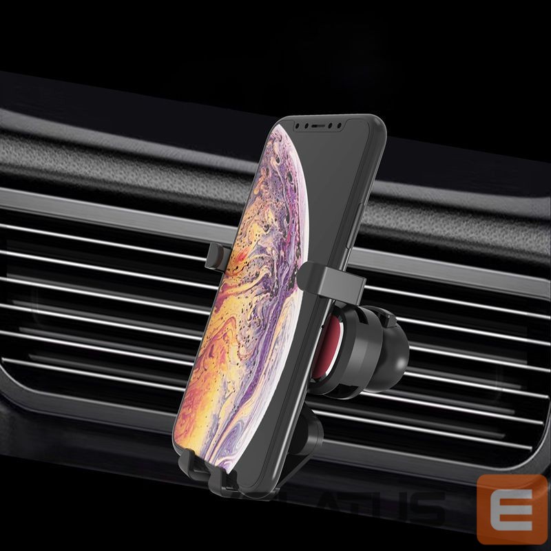 Авто держатель Hurtel Gravity smartphone car holder for air vent with air freshener black (YC06)