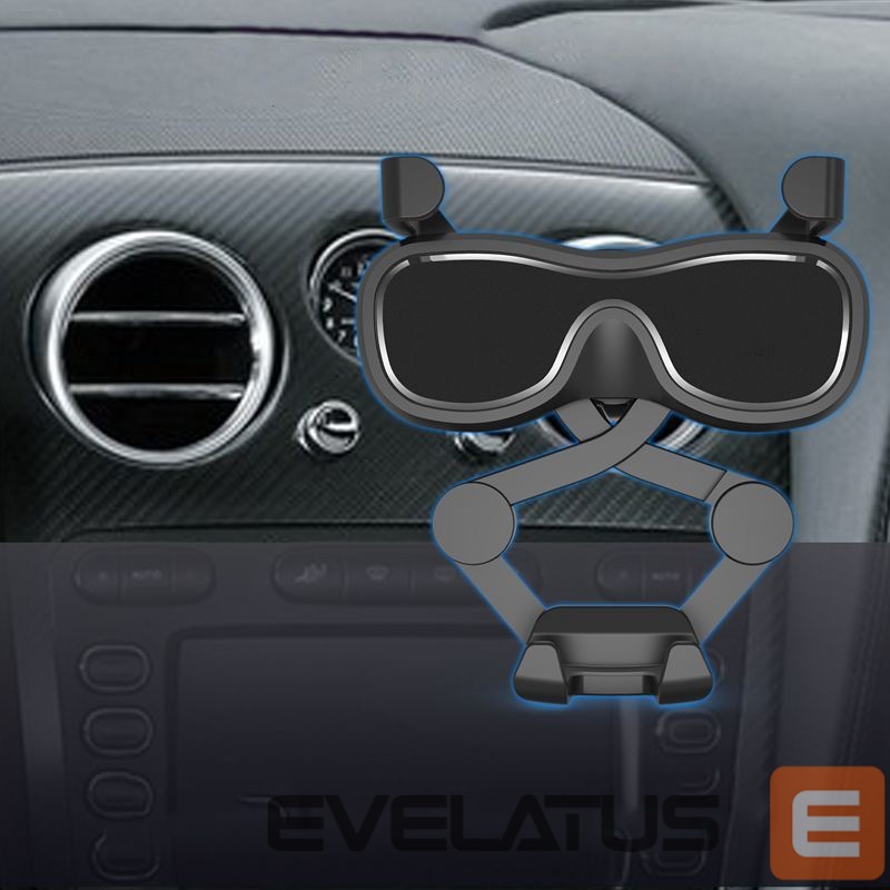 Авто держатель Hurtel Gravity smartphone car holder for air vent with air freshener black (YC06)