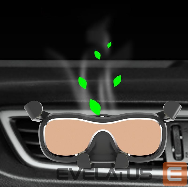 Авто держатель Hurtel Gravity smartphone car holder for air vent with air freshener black (YC06)