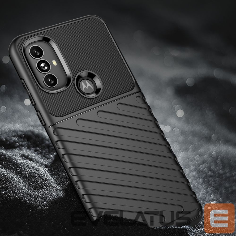 Чехол на заднюю панель Hurtel Thunder Case flexible armored cover for Motorola Moto G Power 2022 black
