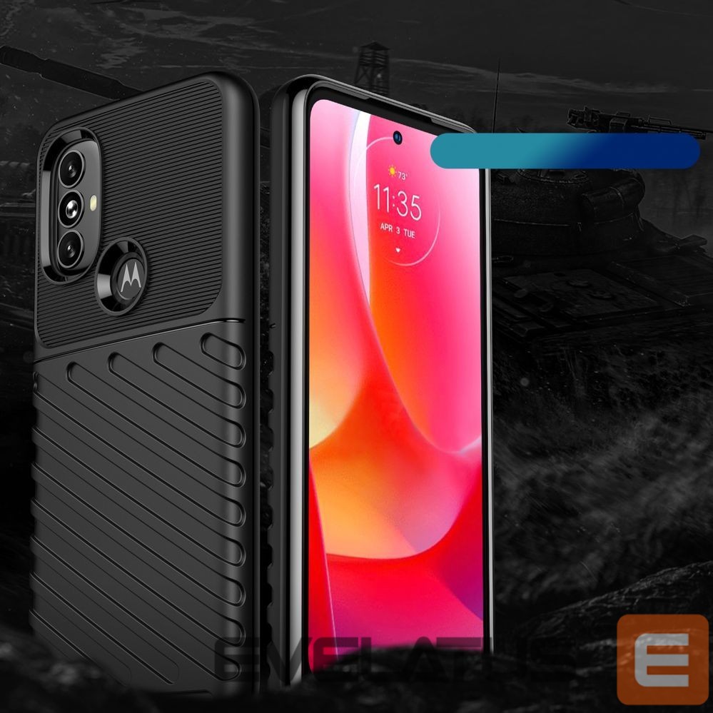 Чехол на заднюю панель Hurtel Thunder Case flexible armored cover for Motorola Moto G Power 2022 black