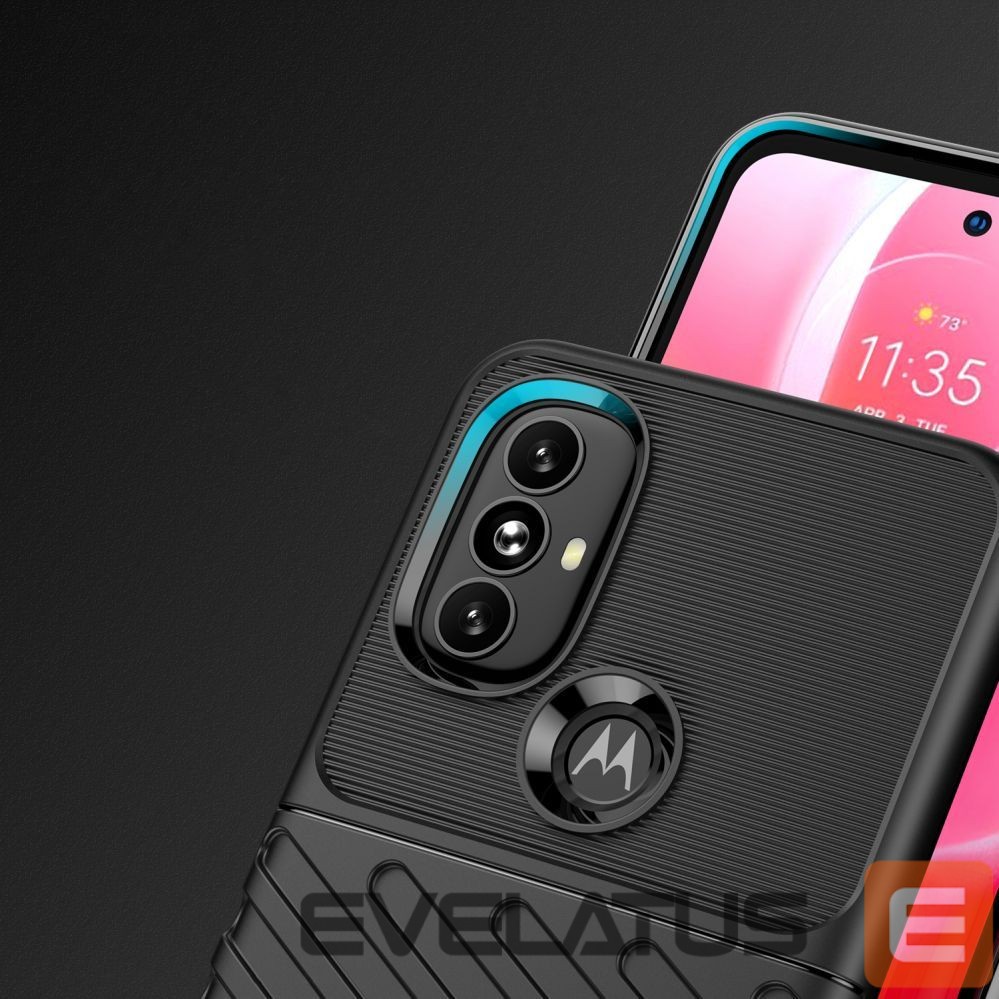 Чехол на заднюю панель Hurtel Thunder Case flexible armored cover for Motorola Moto G Power 2022 black
