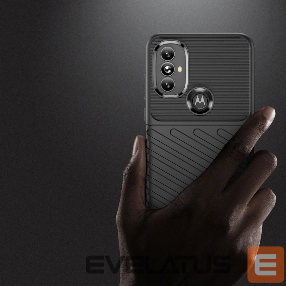 Чехол на заднюю панель Hurtel Thunder Case flexible armored cover for Motorola Moto G Power 2022 black