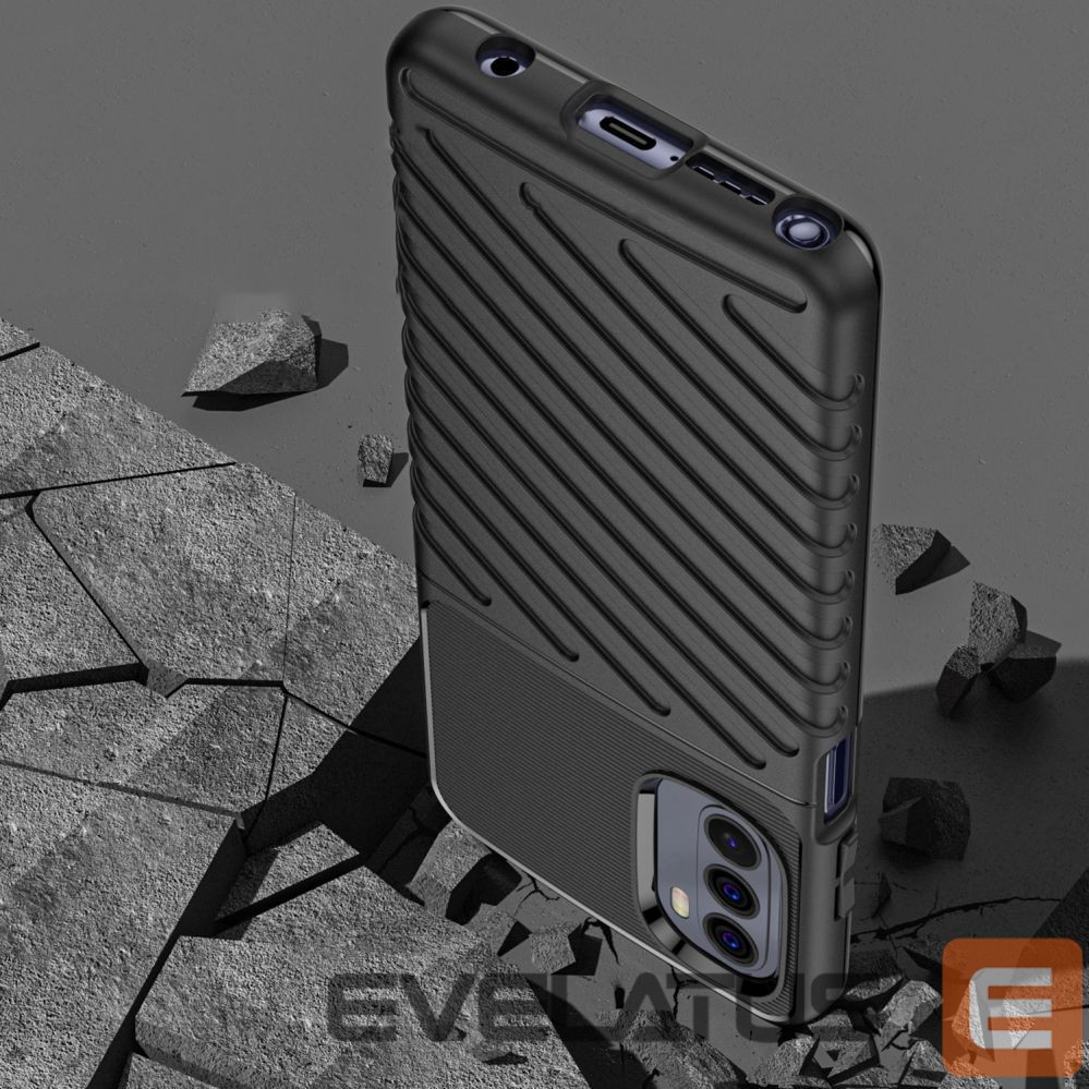 Чехол на заднюю панель Hurtel Thunder Case flexible armored cover for Motorola Moto G Stylus 2022 black