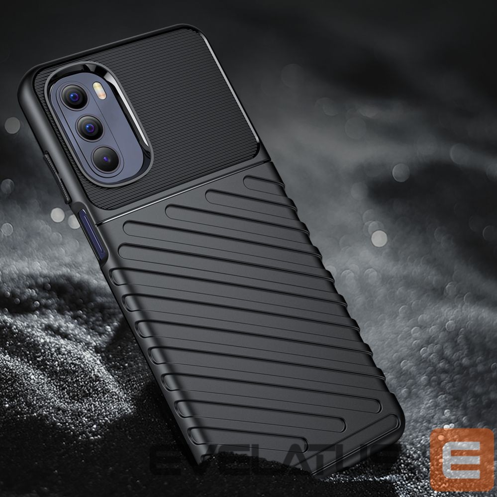 Чехол на заднюю панель Hurtel Thunder Case flexible armored cover for Motorola Moto G Stylus 2022 black
