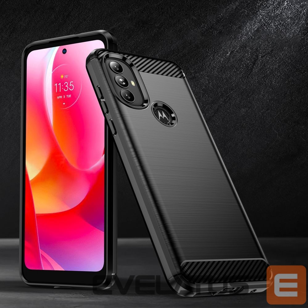 Чехол на заднюю панель Hurtel Carbon Case Flexible case cover Motorola Moto G Power 2022 black