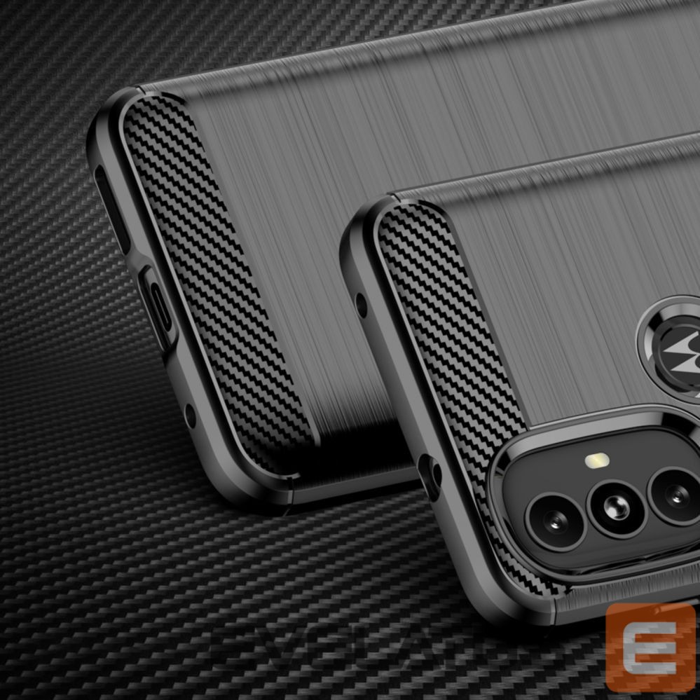 Чехол на заднюю панель Hurtel Carbon Case Flexible case cover Motorola Moto G Power 2022 black