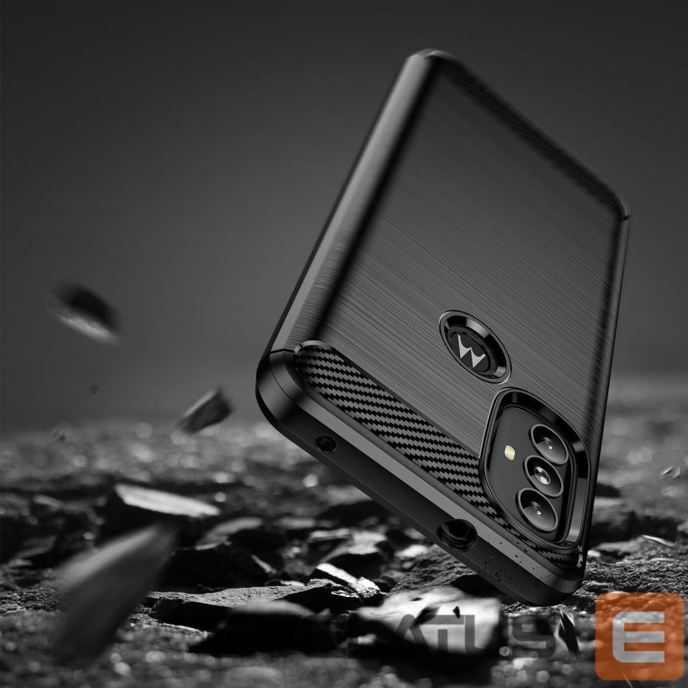Чехол на заднюю панель Hurtel Carbon Case Flexible case cover Motorola Moto G Power 2022 black