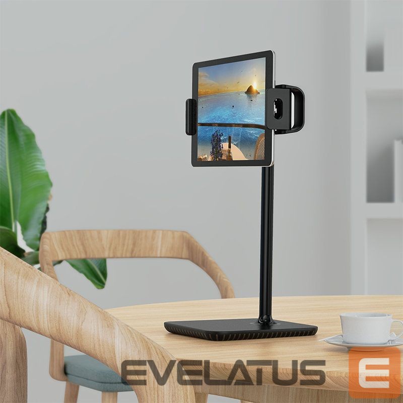 Авто держатель Acefast Acefast telescopic phone and tablet holder (135-230mm wide) for the desk 360 ° black (E4 black)