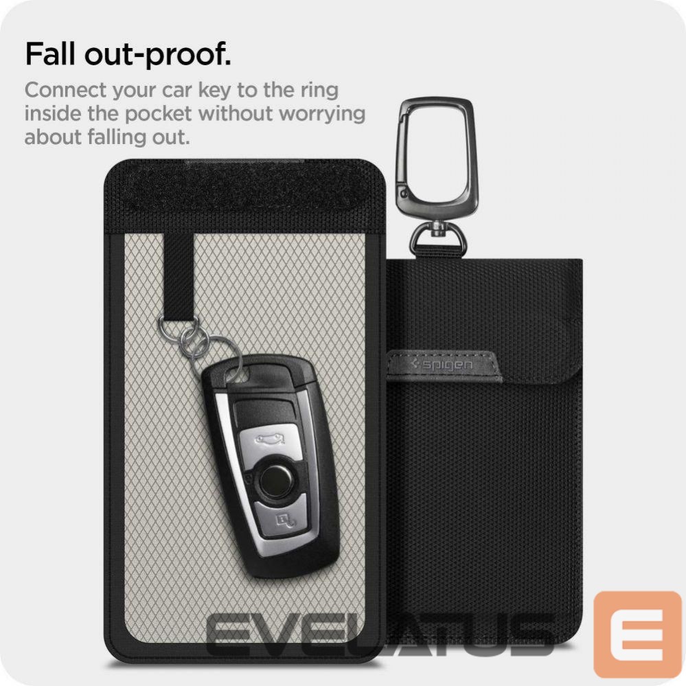 Чехол на заднюю панель Spigen Anti-theft Spigen Pouch Keyless RFID Signal Blocker - black