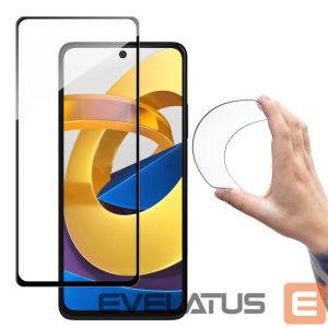 Защитное стекло Wozinsky  Wozinsky Full Cover Flexi Nano Glass Film Tempered Glass With Frame Xiaomi Poco M4 Pro 5G Transparent 
