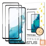 Защитное стекло Wozinsky  Wozinsky 2x Set Super Tough Full Glue Tempered Glass Full Screen with Frame Case Friendly Samsung Galaxy A53 5G Black 