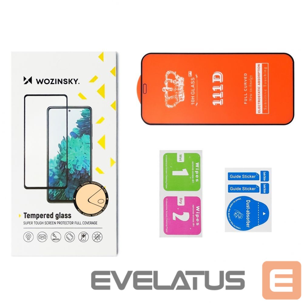 Защитное стекло Wozinsky Wozinsky 2x Set Super Tough Full Glue Tempered Glass Full Screen with Frame Case Friendly Samsung Galaxy A53 5G Black