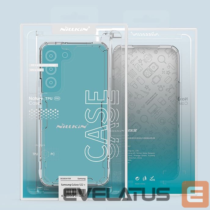 Чехол на заднюю панель Nillkin Nillkin Nature Pro case for Samsung Galaxy S22+ (S22 Plus) armored cover transparent cover