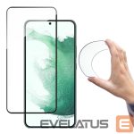 Защитное стекло Wozinsky - Wozinsky Full Cover Flexi Nano Glass Film Tempered Glass with a frame for Samsung Galaxy S22 transparent 