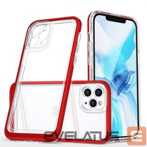 Чехол на заднюю панель Hurtel  Transparent || Red 
