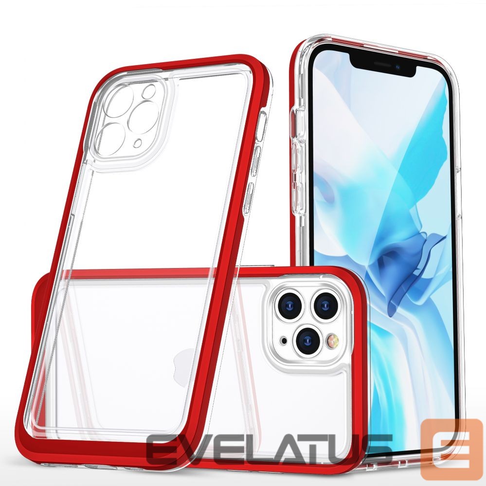 Чехол на заднюю панель Hurtel Transparent || Red