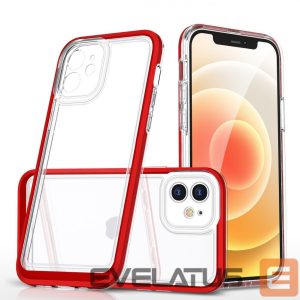 Чехол на заднюю панель Hurtel - Transparent || Red 