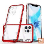 Чехол на заднюю панель Hurtel  Transparent || Red 