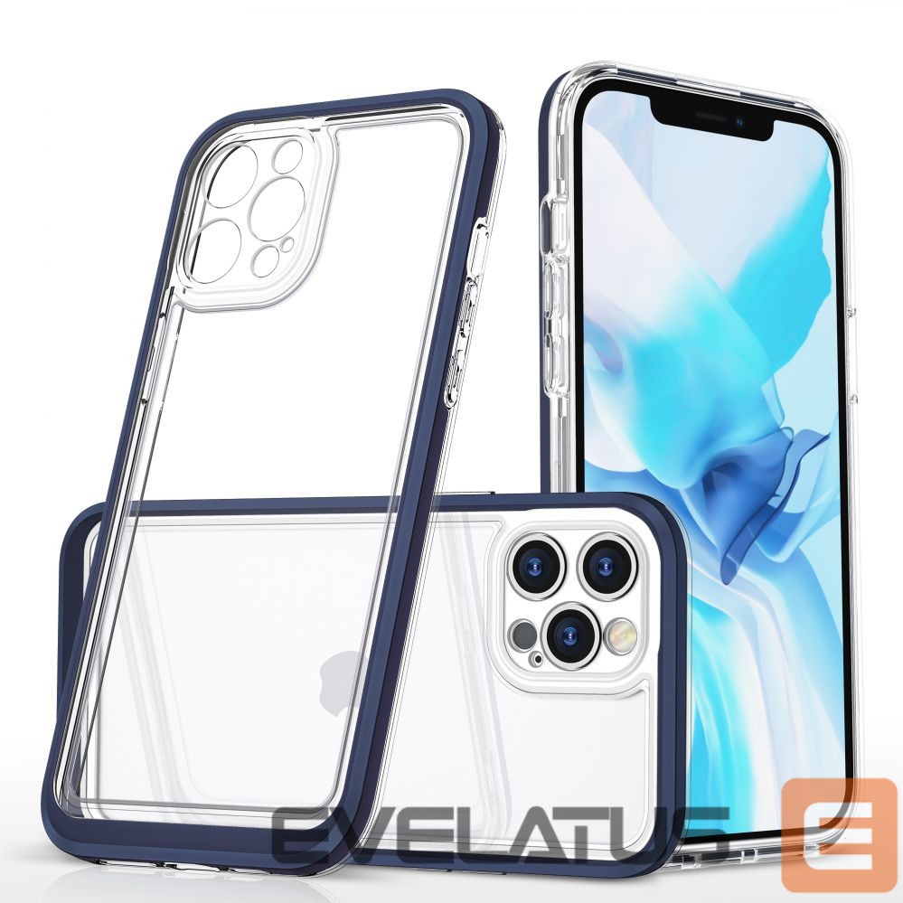 Чехол на заднюю панель Hurtel Blue || Transparent