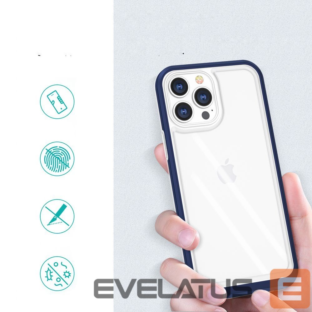 Чехол на заднюю панель Hurtel Blue || Transparent