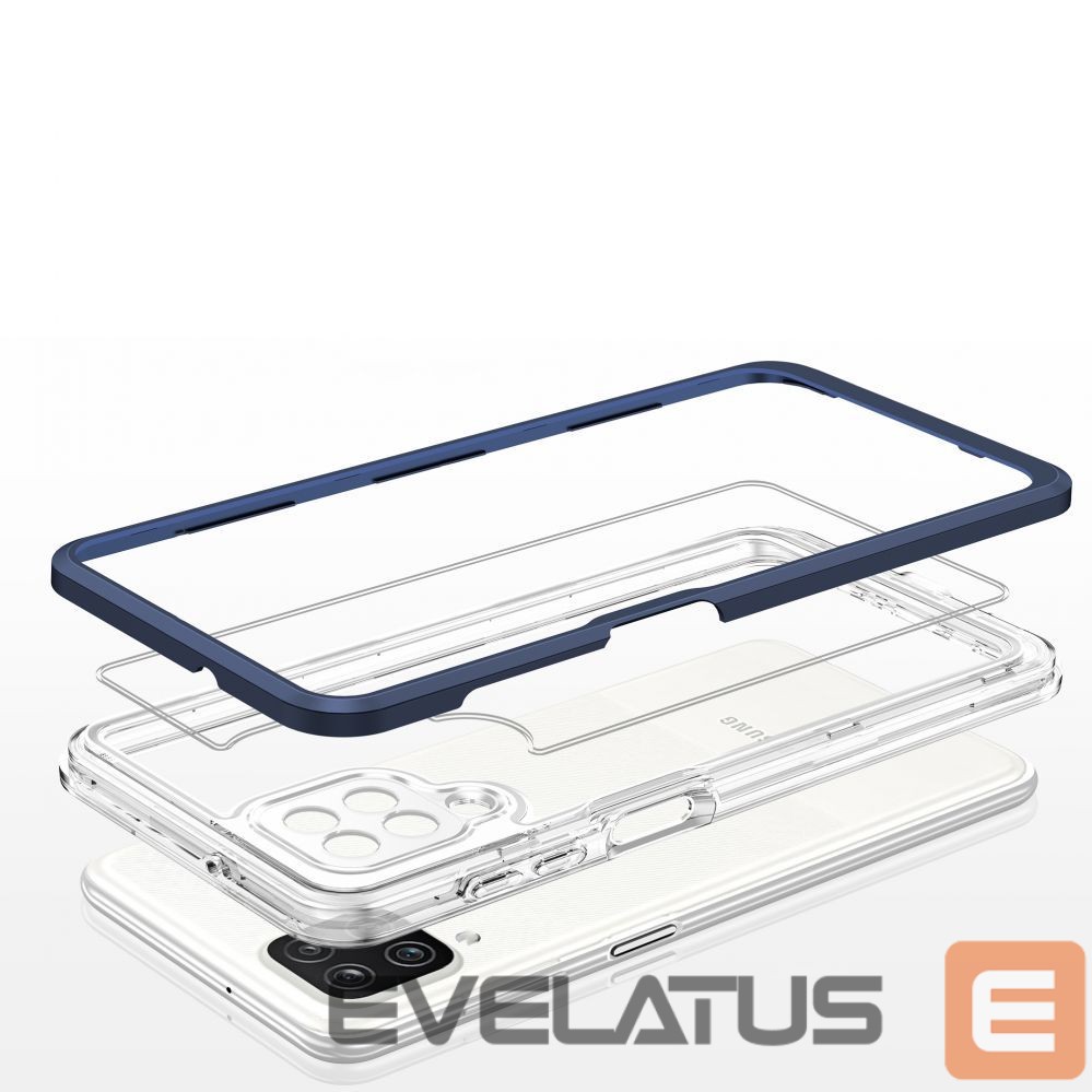 Чехол на заднюю панель Hurtel Blue || Transparent