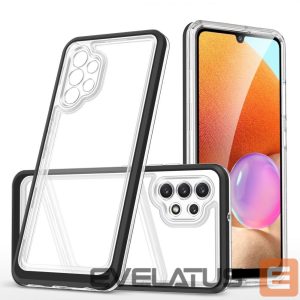 Чехол на заднюю панель Hurtel  Black || Transparent 