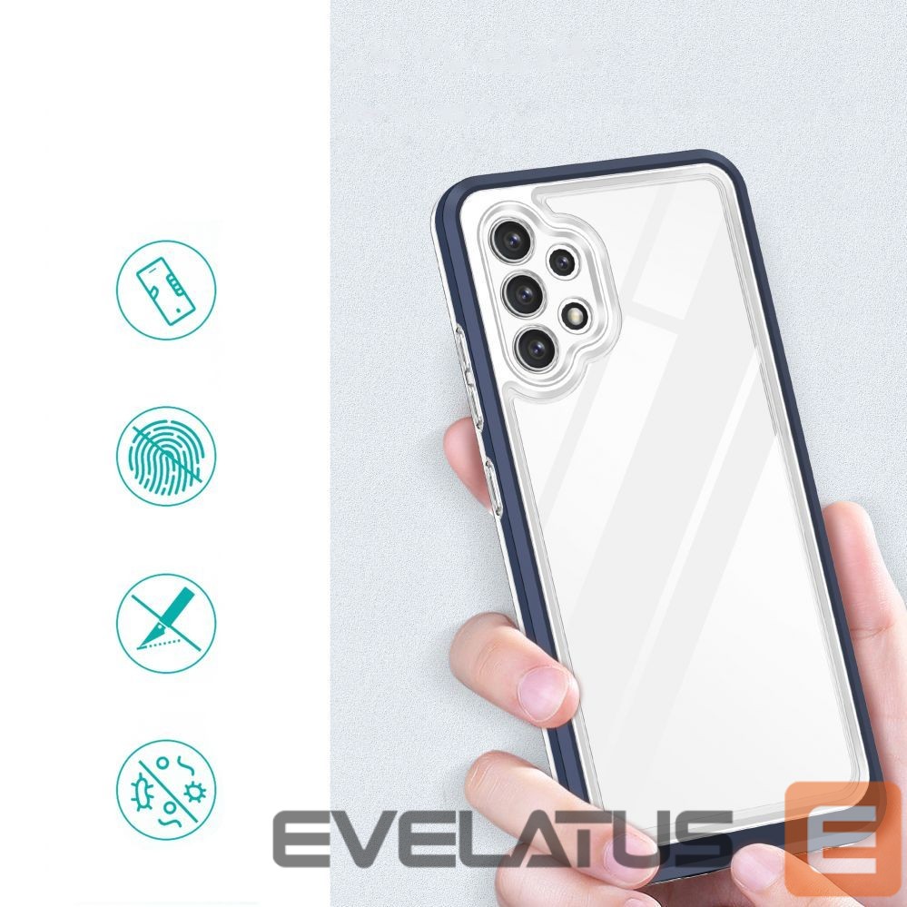 Чехол на заднюю панель Hurtel Blue || Transparent