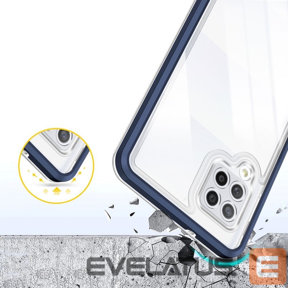 Чехол на заднюю панель Hurtel Blue || Transparent