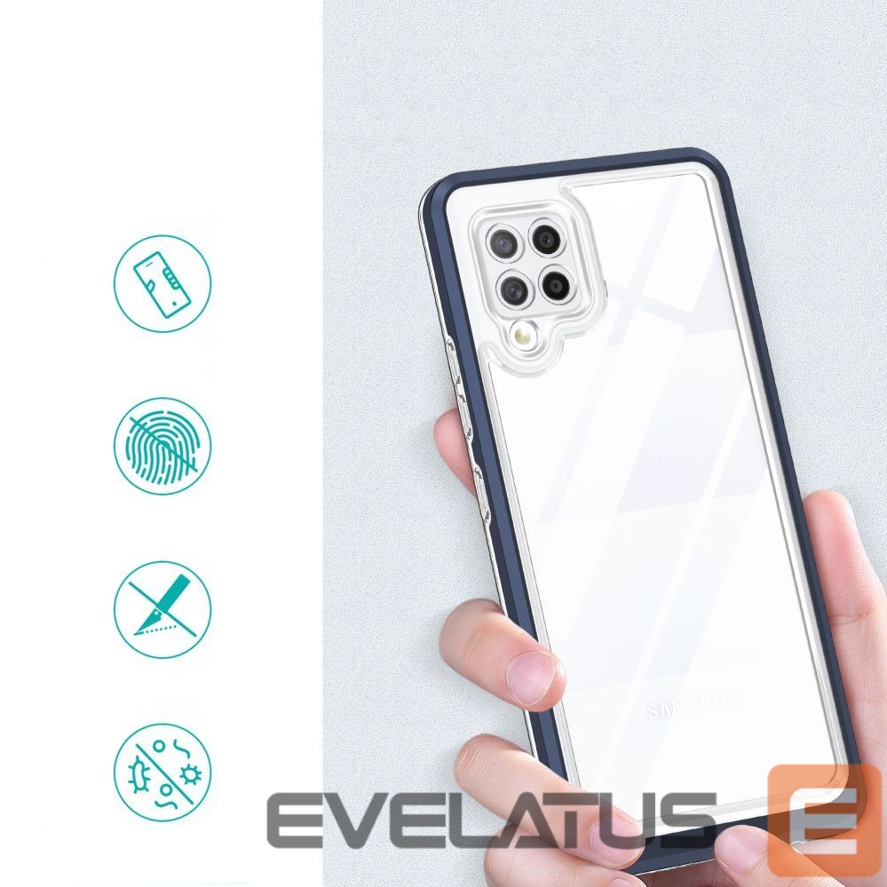 Чехол на заднюю панель Hurtel Blue || Transparent