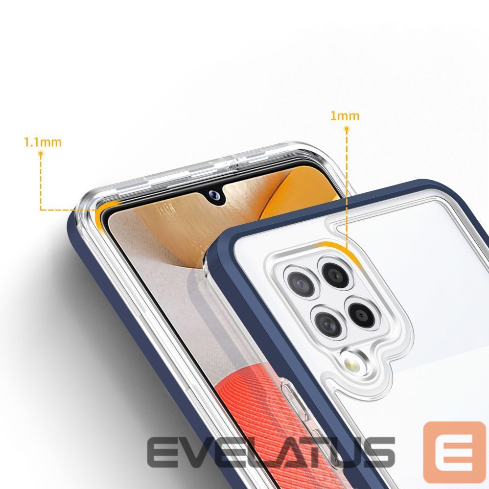 Чехол на заднюю панель Hurtel Blue || Transparent