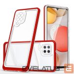 Чехол на заднюю панель Hurtel  Transparent || Red 