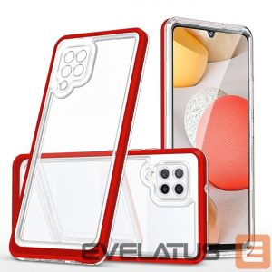 Чехол на заднюю панель Hurtel  Transparent || Red 