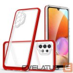 Чехол на заднюю панель Hurtel  Transparent || Red 