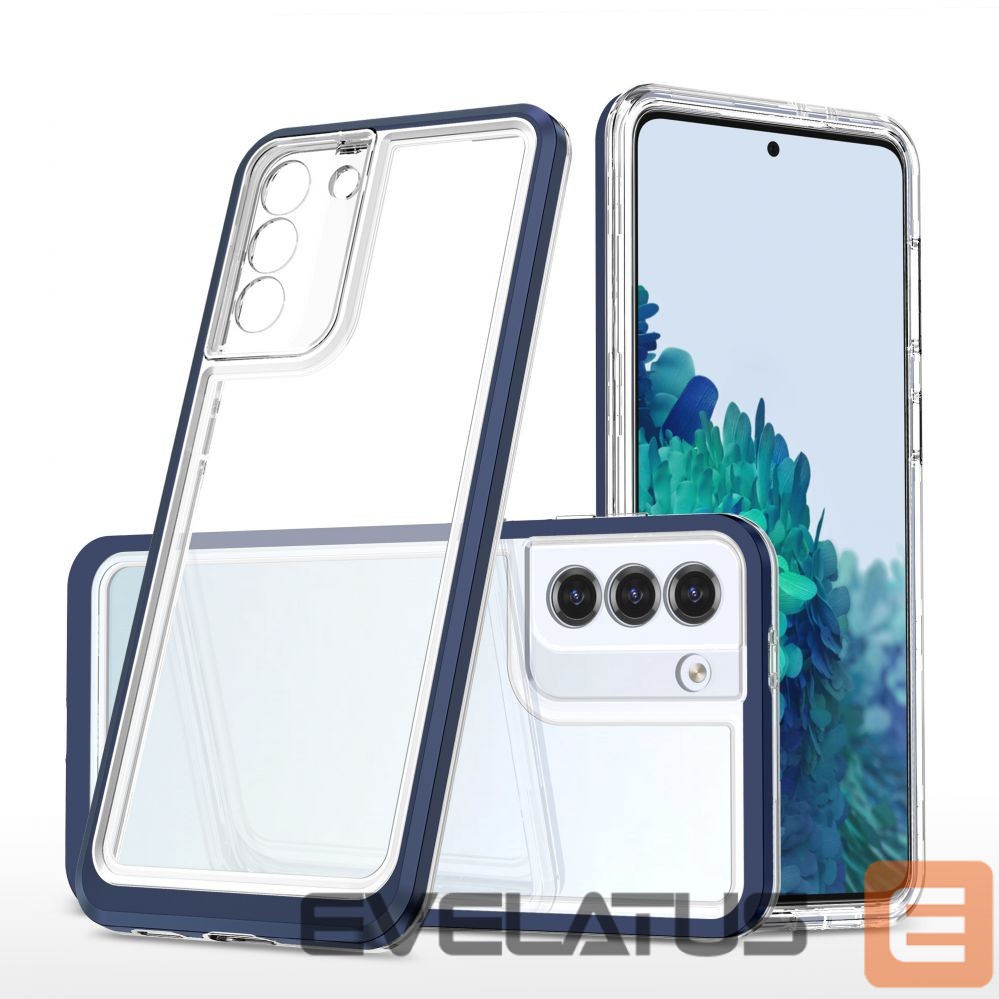 Чехол на заднюю панель Hurtel Blue || Transparent